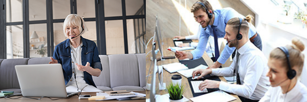 contact centre home and office worker
